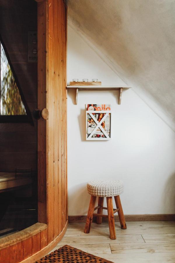 Chalet Scandinave Avec Sauna Ir - In The Woods Gesves Buitenkant foto