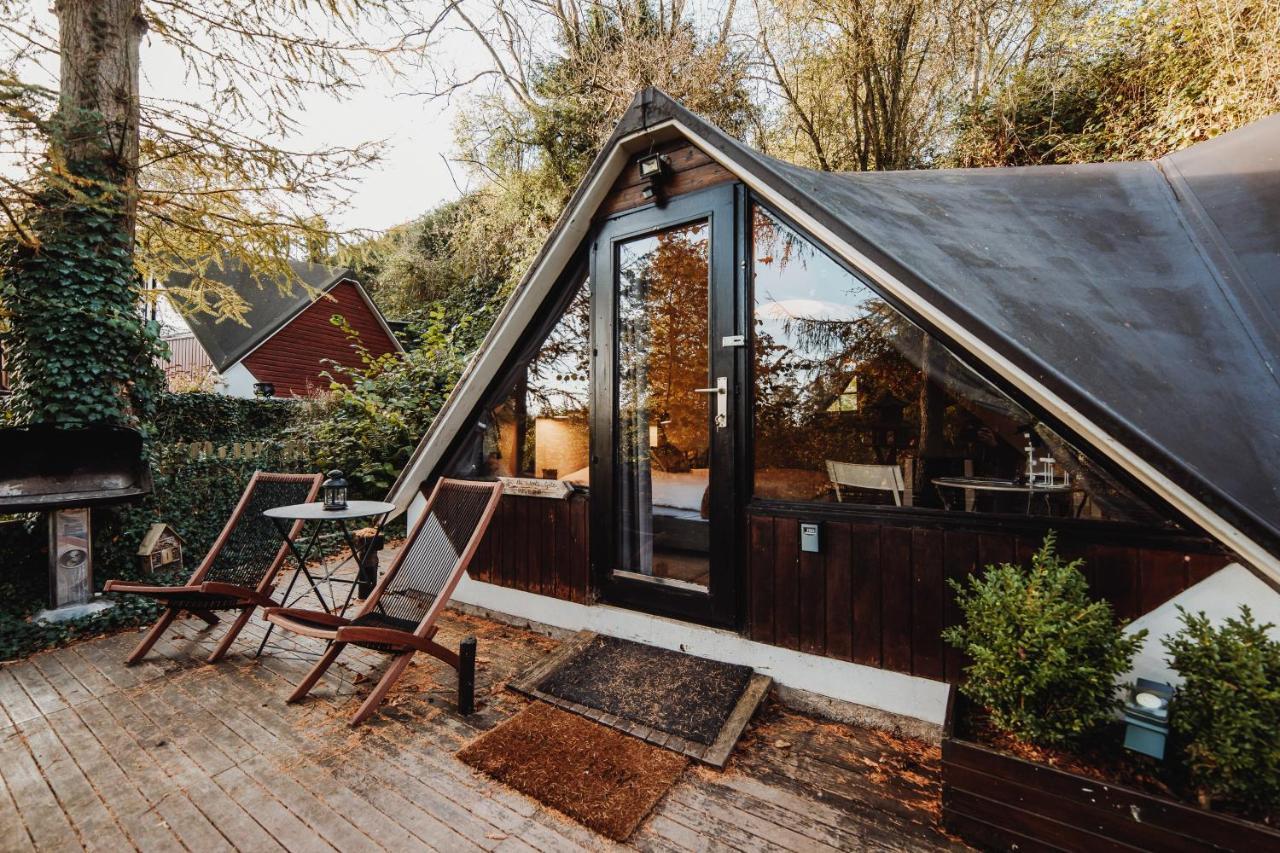 Chalet Scandinave Avec Sauna Ir - In The Woods Gesves Buitenkant foto