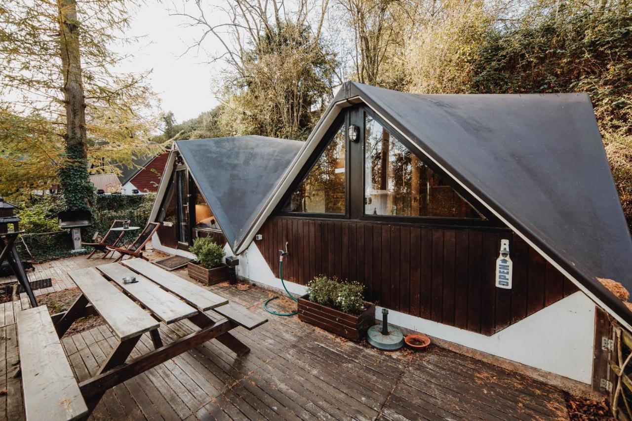 Chalet Scandinave Avec Sauna Ir - In The Woods Gesves Buitenkant foto