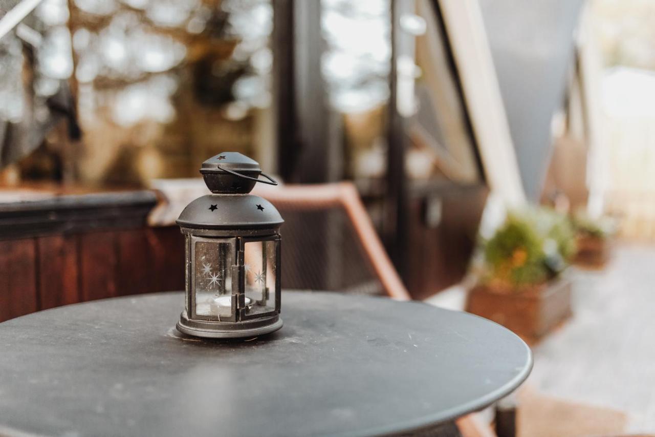 Chalet Scandinave Avec Sauna Ir - In The Woods Gesves Buitenkant foto